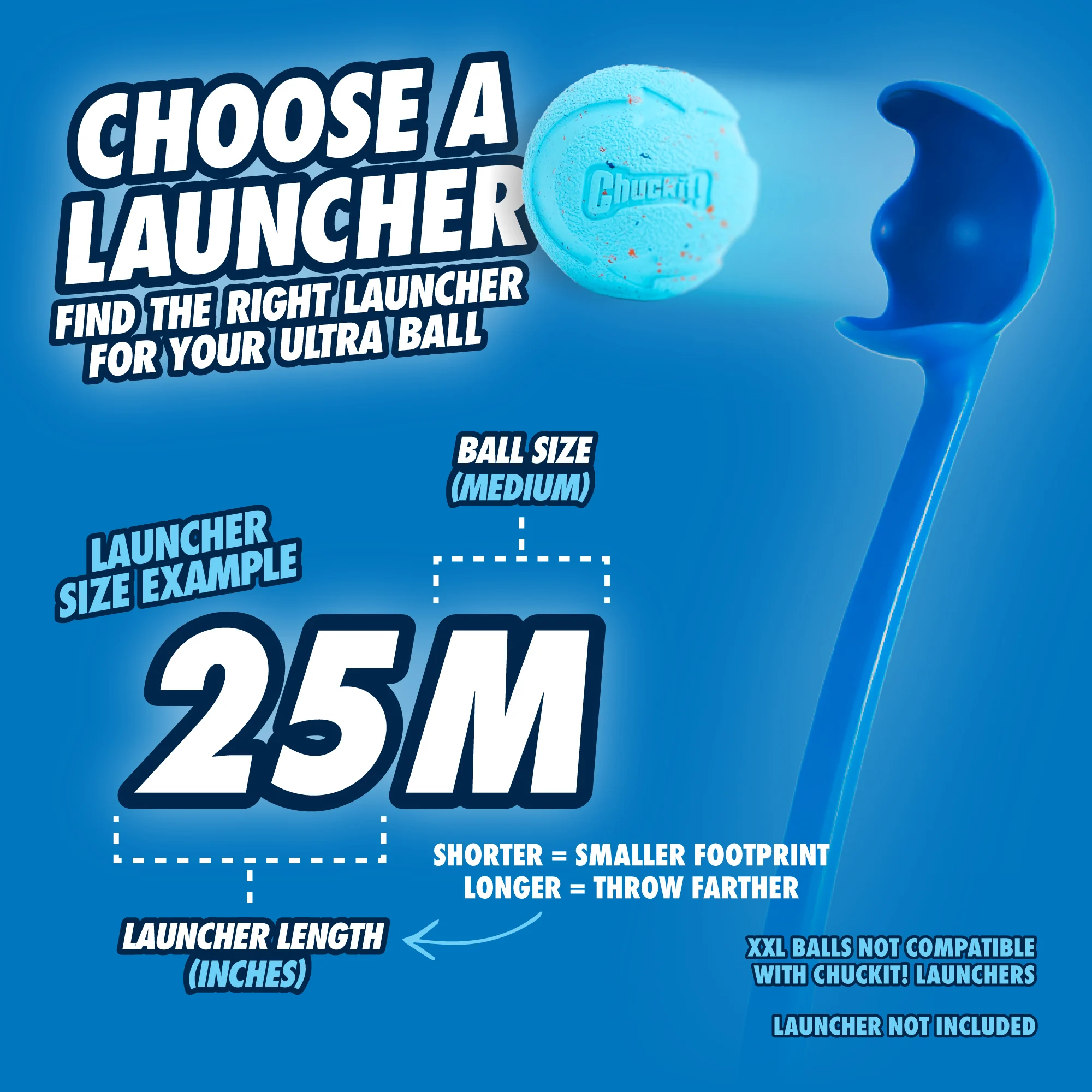 Odbijająca się piłka dla psa z gumy z recyklingu, 2 sztuki – Chuckit! Rebounce Fetch Ball M - obrazek 4