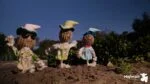 Zabawka do przeciągania Strach na wróble z szeleszczącym tułowiem i sznurem – Garden Paws Scarecrow Calvin Crow S - obrazek 6