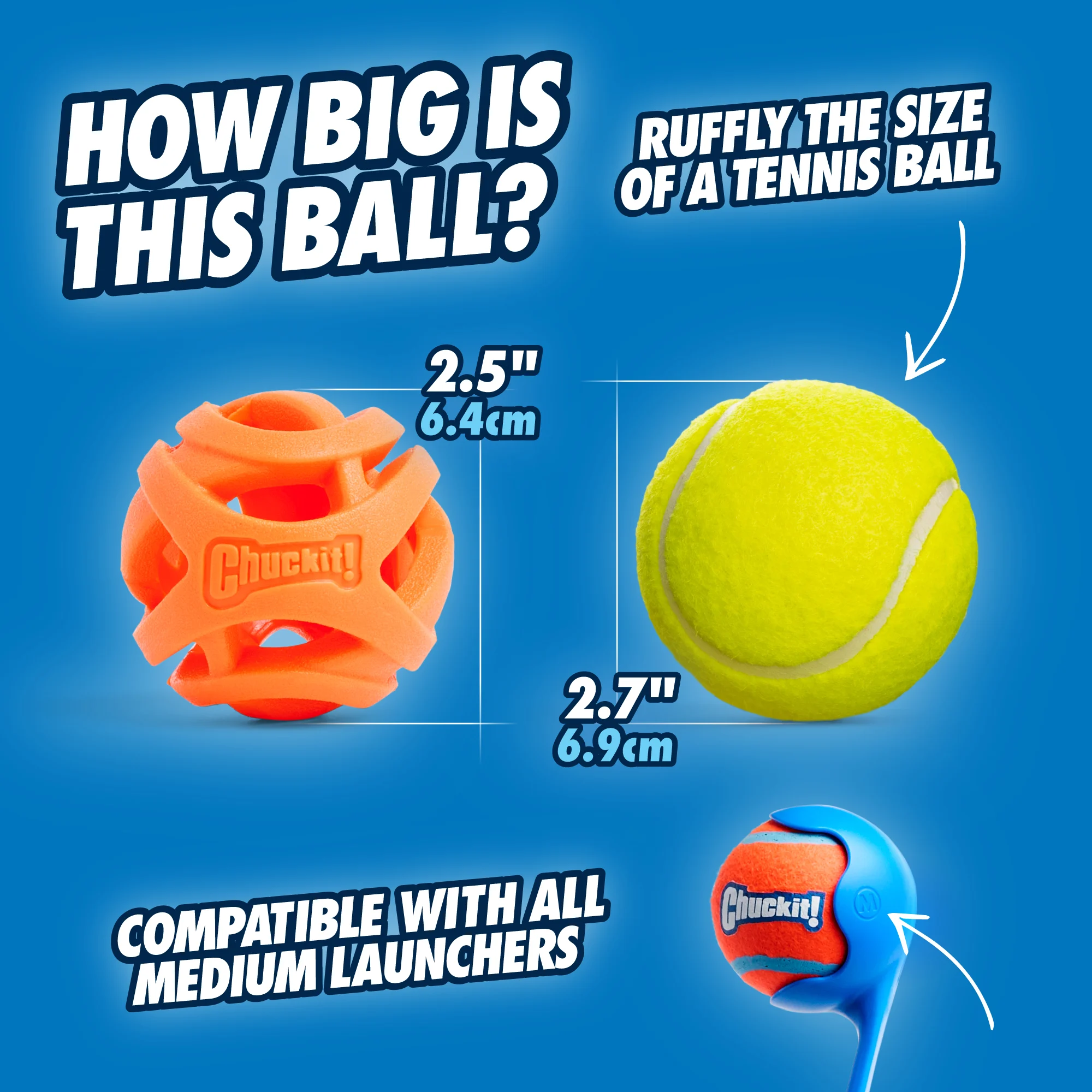 Piłka do aportowania dla psa S, pływająca, 5 cm, 2 sztuki – Chuckit! Air Fetch Ball - obrazek 3