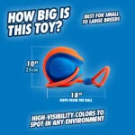 Piłka dla psa ze sznurkiem i uchwytem, pływająca, ø 13 cm – Chuckit! Rope Fetch - obrazek 4