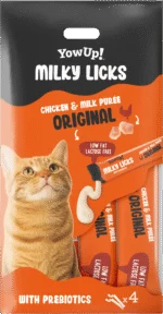 Przysmak do lizania dla kotów z kurczakiem i mlekiem – YowUp! Milky Licks