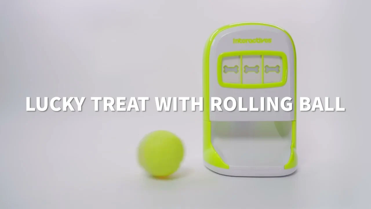 Automat na przysmaki dla psa z pilotem w kształcie piłki – AFP Interactives - Lucky Treat with Rolling Ball - obrazek 6