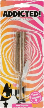 Drewniana zabawka dla kota w kształcie loda z MADNIP – Addicted! Wood Popsicle - obrazek 4