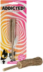 Drewniana zabawka dla kota w kształcie loda z MADNIP – Addicted! Wood Popsicle