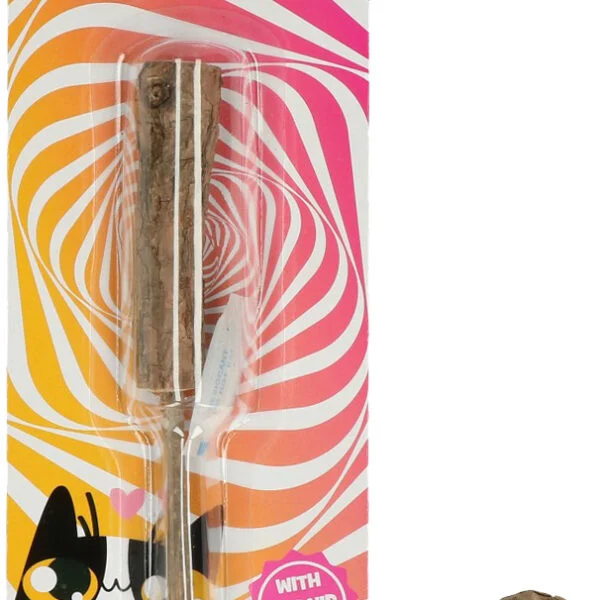 Drewniana zabawka dla kota w kształcie loda z MADNIP – Addicted! Wood Popsicle