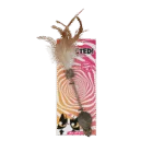 Wędka dla kota z myszką, piórami i MADNIP – Addicted! Stick with Mouse & Feathers