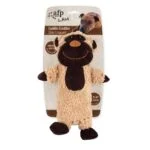 Zabawka dla psa z imitacji polaru z trzaskającą butelką, 27,5 x 18,5 x 9,7 cm – AFP Lambswool - Cuddle Crackler - obrazek 4