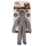 Zabawka pluszowa dla psa ze sznurem do przeciągania i piszczałką, 43 x 16 x 6,5 cm – AFP Lambswool - Cuddle floppers - obrazek 2