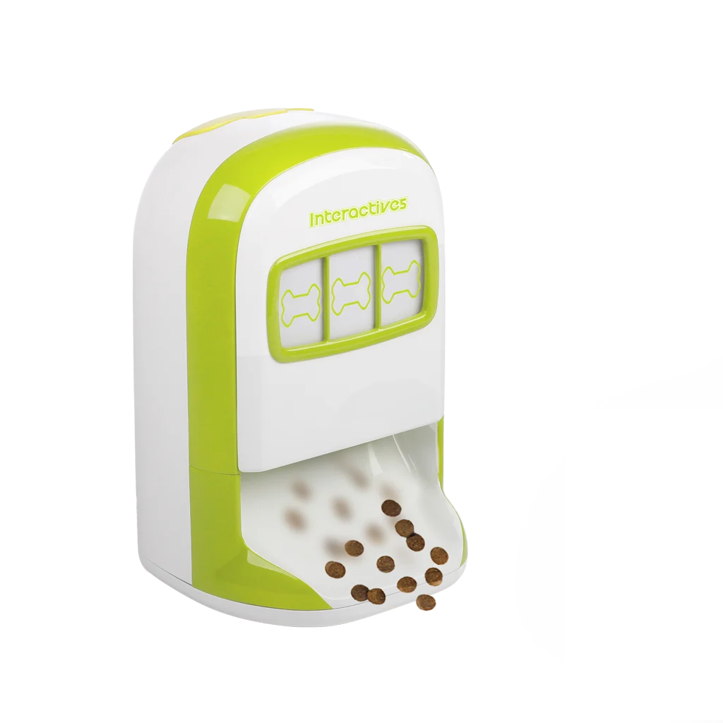 Automat na przysmaki dla psa z pilotem w kształcie piłki – AFP Interactives - Lucky Treat with Rolling Ball - obrazek 4