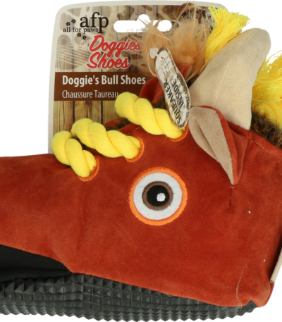 Zabawka dla psa w kształcie buta ze sznurem i piszczałką, 18 x 8 x 16 cm – AFP Doggies' Shoes Stier