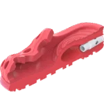 Gryzak kapcie z gumy z piszczałką ultradźwiękową, S 11 x 5 cm – AFP Doggies' Shoes - Air Pups Slipper - obrazek 3