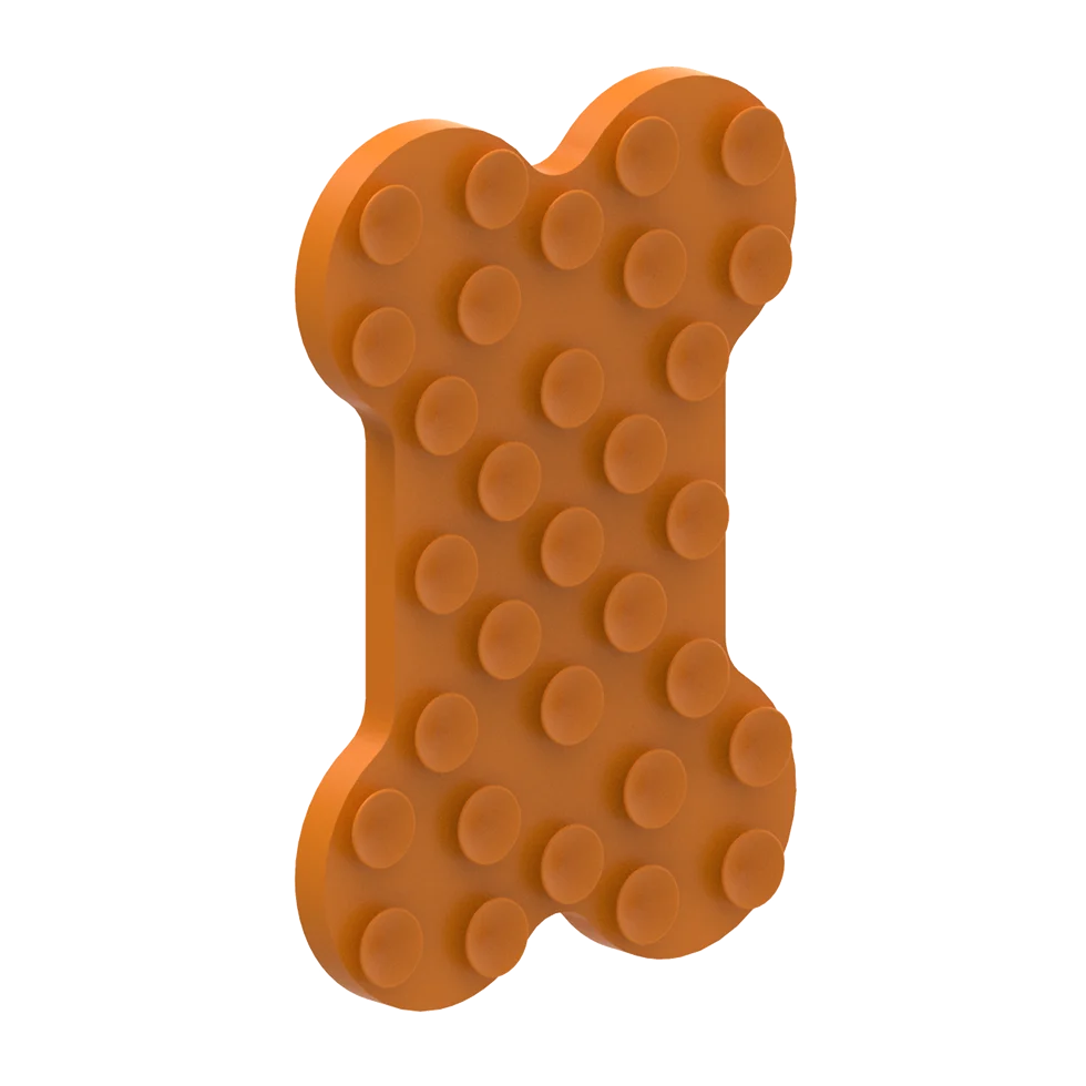 Mata do lizania dla psa z wypukłą fakturą i przyssawkami, 28 x 19 cm – AFP Bone Appetit - Tasty Bone Lick Mat L - obrazek 5