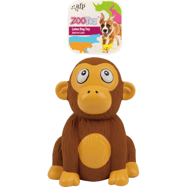 Lateksowa zabawka dla psa z piszczałką – AFP ZooTex Chistopher Chimp