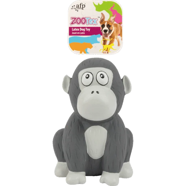 Lateksowa zabawka dla psa z piszczałką – AFP ZooTex Gorilla Jack
