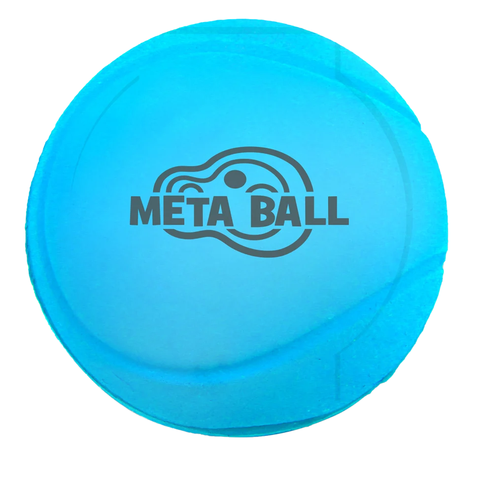 Gumowa piłka dla psa z grzechotką, ø 6,3 cm – AFP Meta Ball Bounce & Rattle Ball - obrazek 2