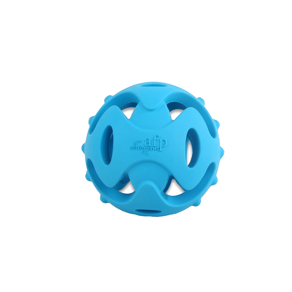 Piłka dla psa z otworami do aportowania, ø 6,3 cm – AFP Meta Ball Well Fetch Ball - obrazek 3