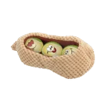 Zestaw piłek dla psa w łupinie orzecha ziemnego, 3 piłki z piszczałką, ø 6,3 cm – AFP Meta Ball Ball Set w/ Peanut pod - obrazek 2