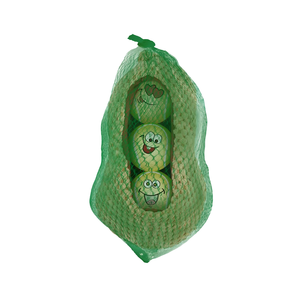 Zestaw piłek dla psa w łupinie orzecha ziemnego, 3 piłki z piszczałką, ø 6,3 cm – AFP Meta Ball Ball Set w/ Peanut pod - obrazek 3