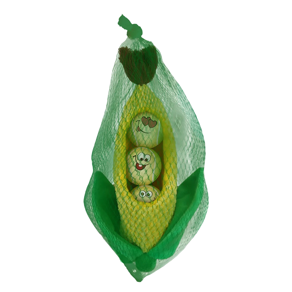 Zestaw piłek dla psa w kolbie kukurydzy, 3 piłki z piszczałką, ø 6,3 cm – AFP Meta Ball Ball Set w/ Corn Pod - obrazek 3