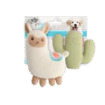 Zestaw zabawek dla szczeniaka z pluszakiem i piszczałkami, 2 sztuki – AFP Little Buddy 2-Pack Toy Fiesta