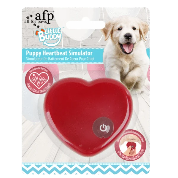 Wymienne serduszko z symulowanym biciem serca – AFP Little Buddy Puppy Heartbeat Simulator
