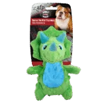 Pluszak dla psa z piszczałką i szeleszczącym materiałem, ok. 18 cm – AFP My T-Rex Thomas the Mini Triceratops S