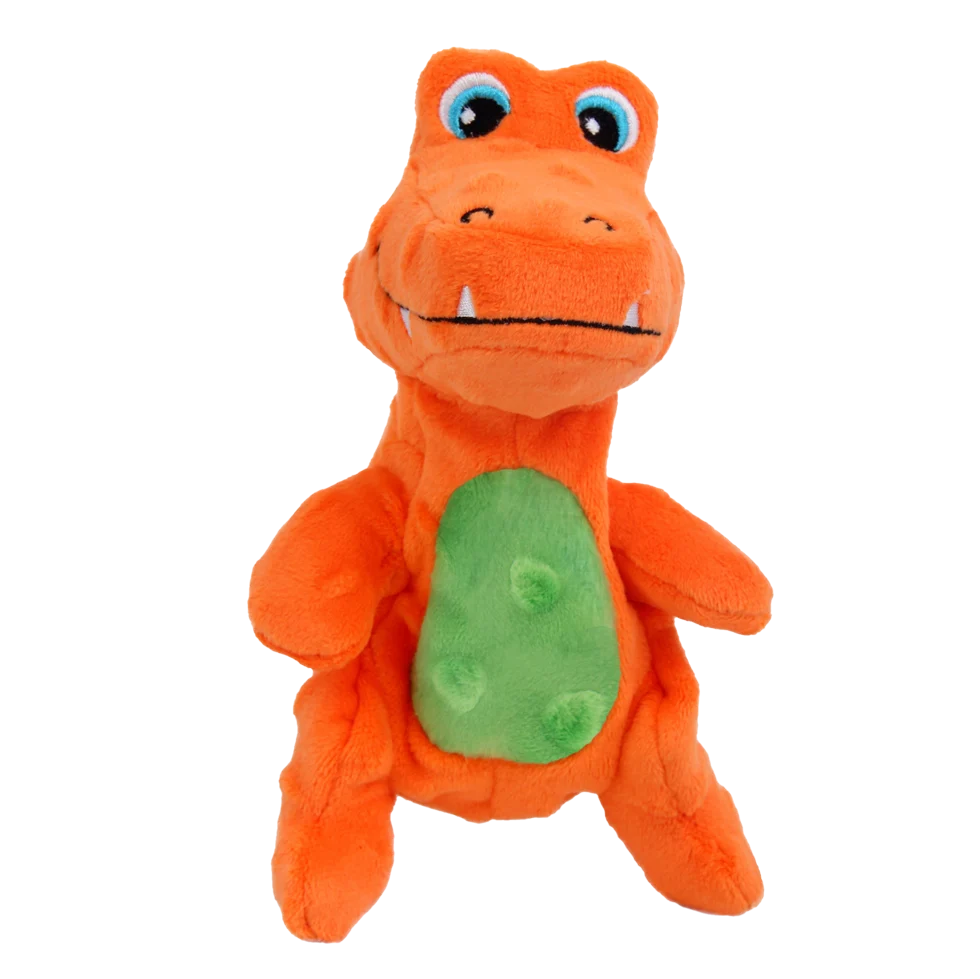 Pluszowa zabawka dla psa z piszczałką i szeleszczącym materiałem, ok. 18 cm – AFP My T-Rex Tim the Mini T-Rex S - obrazek 3