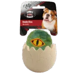 Zabawka dla psa z miejscem na przysmaki, 8 x 8 x 10,3 cm – AFP My T-Rex Awake Dino