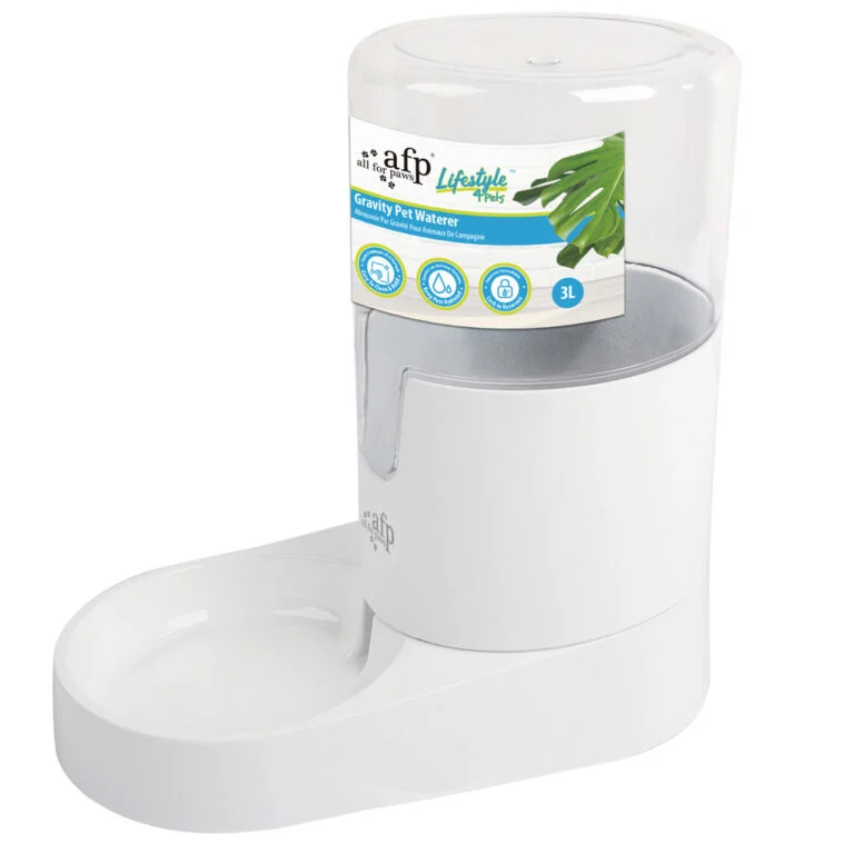 Miska na wodę dla psa ze zbiornikiem, 3 l – AFP Lifestyle 4 Pets Gravity Pet Waterer