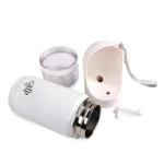 Butelka do picia dla psa z miską na wodę i pojemnikiem na przysmaki, 414 ml – AFP 2 In 1 Stainless Drinking Bottle - obrazek 4