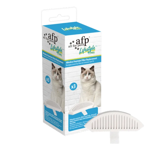 Filtry do fontanny dla zwierząt, 3 sztuki – AFP Lifestyle 4 Pets Wireless Fountain