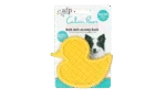 Zabawka dla psa w kształcie kaczuszki z przyssawką i silikonowymi wypustkami, 13 x 10 cm – AFP Calm Paws - Bath Anti-anxiety Duck