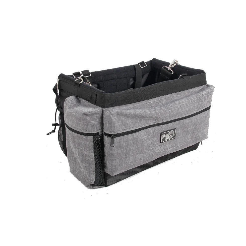 Koszyk rowerowy dla psa z mocowaniem do kierownicy, do 8 kg – AFP Travel Dog - Bicycle Delux Bag with Holder - obrazek 1