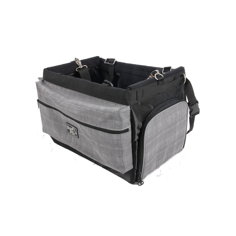 Koszyk rowerowy dla psa z mocowaniem do kierownicy, do 8 kg – AFP Travel Dog - Bicycle Delux Bag with Holder - obrazek 2