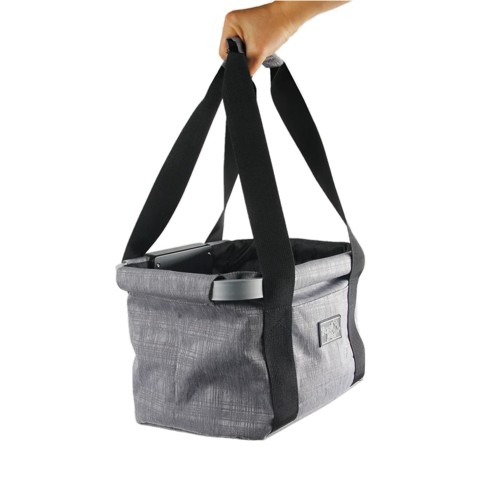 Koszyk rowerowy dla psa z mocowaniem do kierownicy, do 8 kg – AFP Travel Dog - Easy-go Bicycle Pet Basket - obrazek 2