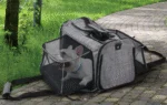 Wózek transportowy dla psa z funkcją torby, do 11 kg – AFP Travel Dog - Rolling Pet Carrier - obrazek 2