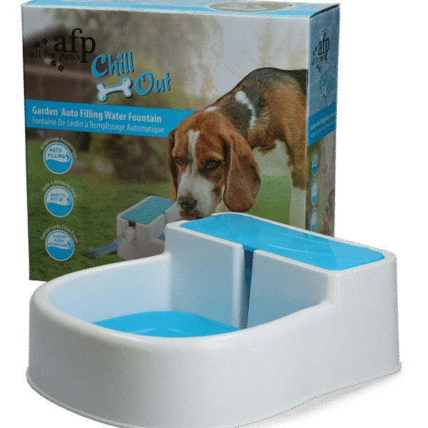 Fontanna dla psa z podłączeniem do węża ogrodowego – AFP Chill Out - Garden Auto Filling Fountain