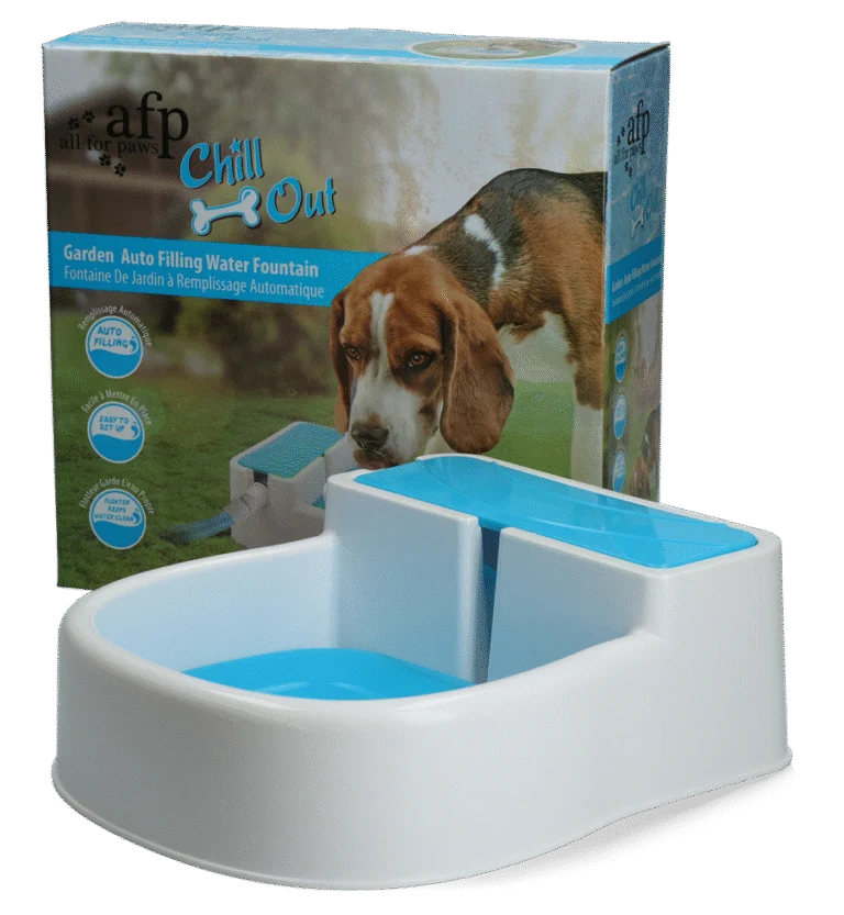 Fontanna dla psa z podłączeniem do węża ogrodowego – AFP Chill Out - Garden Auto Filling Fountain