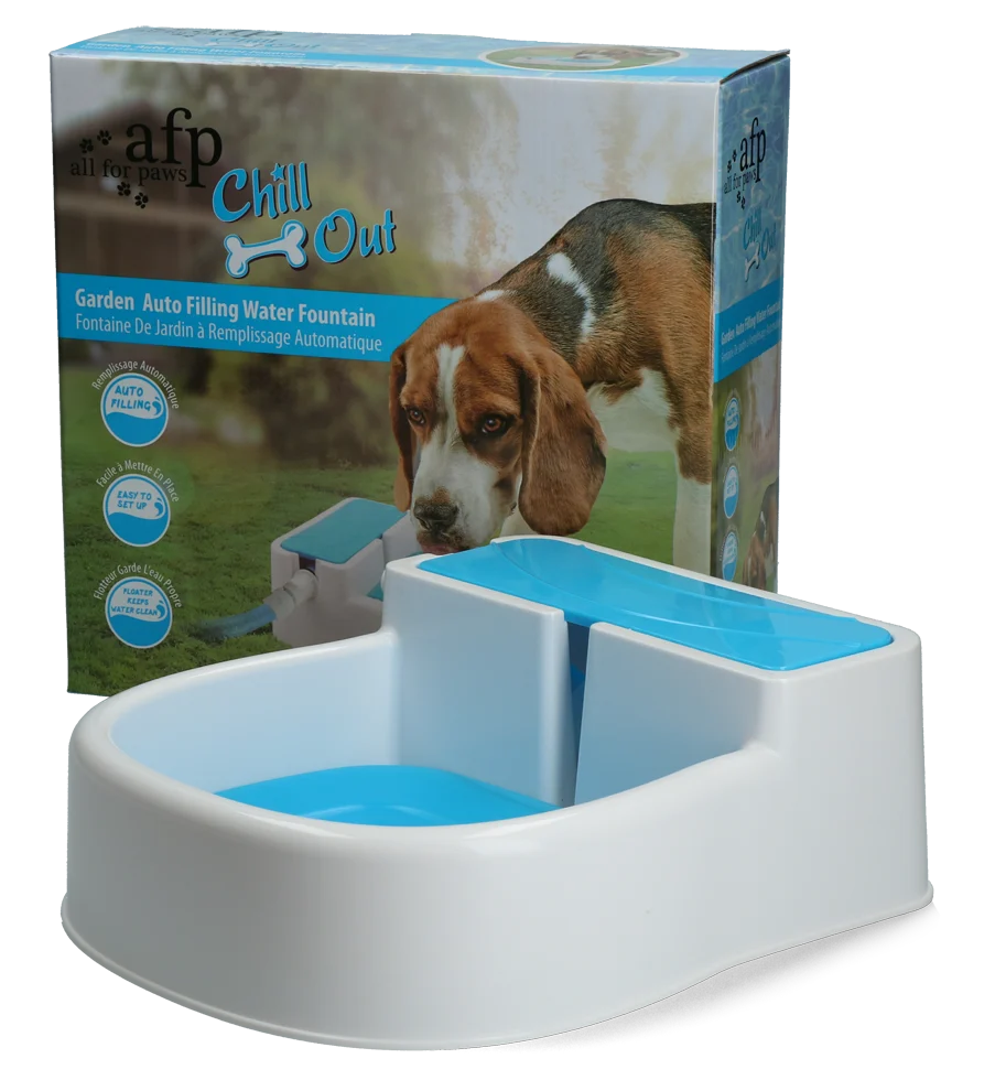 Fontanna dla psa z podłączeniem do węża ogrodowego – AFP Chill Out - Garden Auto Filling Fountain - obrazek 1