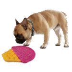 Mata do lizania dla psa w kształcie lodów, z przyssawkami, 20 x 17,5 cm – AFP Chill Out - Ice Cream Lick Mat - obrazek 3