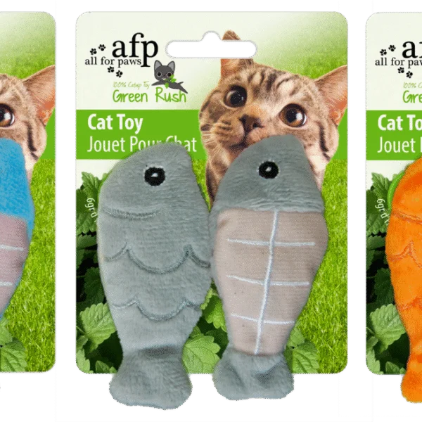 Zabawka dla kota z 6 g kocimiętki – AFP Green Rush - Catch of the Day