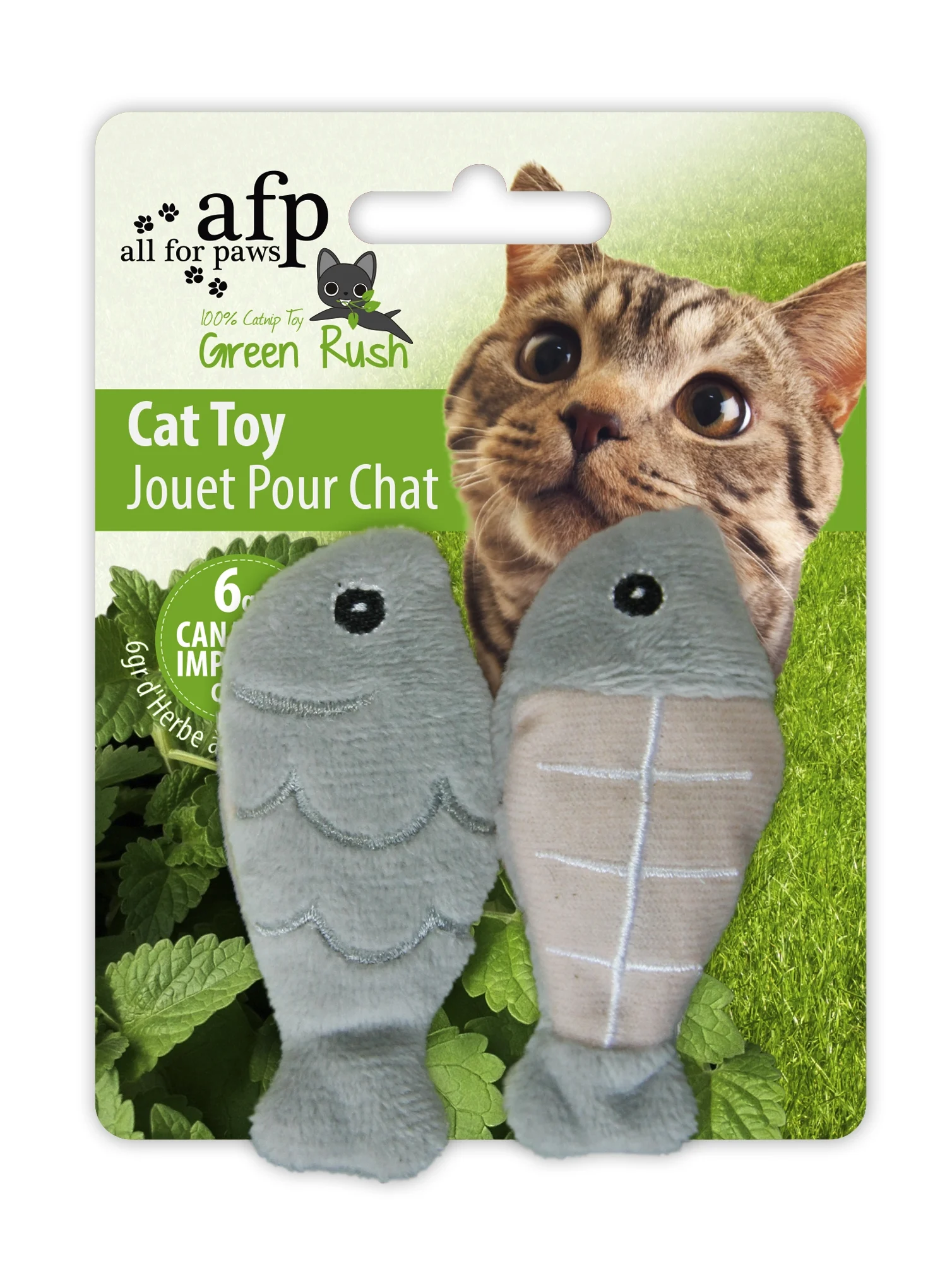 Zabawka dla kota z 6 g kocimiętki – AFP Green Rush - Catch of the Day - obrazek 6