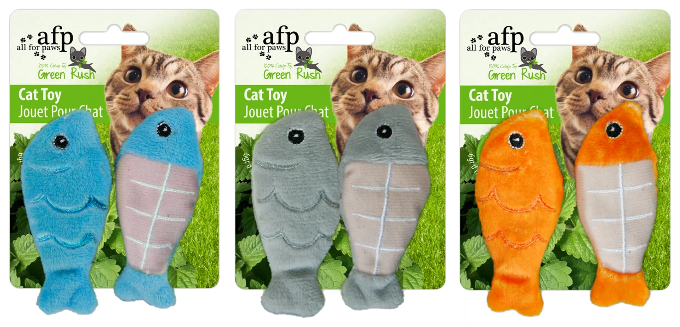 Zabawka dla kota z 6 g kocimiętki – AFP Green Rush - Catch of the Day - obrazek 1
