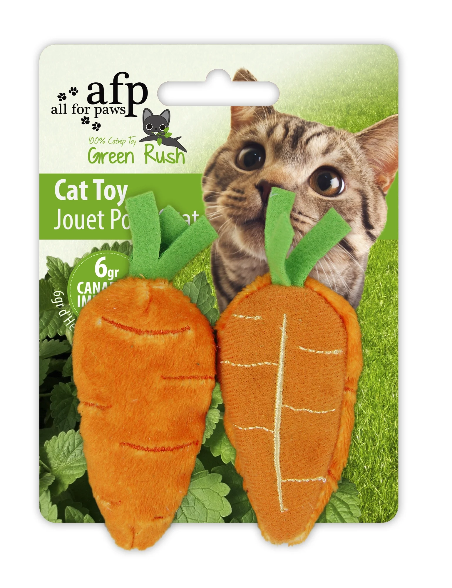 Zabawka dla kota z 6 g kocimiętki, wariant losowy – AFP Green Rush - All Natural - obrazek 2