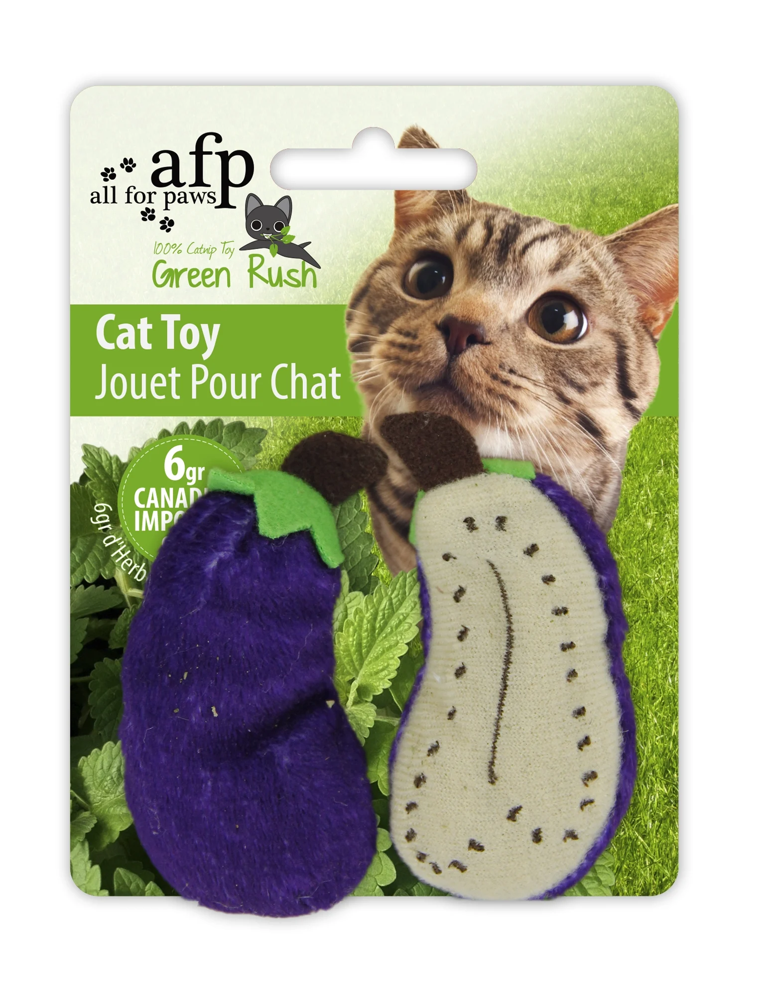Zabawka dla kota z 6 g kocimiętki, wariant losowy – AFP Green Rush - All Natural - obrazek 4