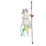 Wędka dla kota z jednorożcem i kocimiętką – AFP Catoon Unicorn Wand - obrazek 2