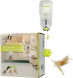 Dozownik przysmaków dla kota z piórkiem, 45 x 6,5 x 9,5 cm – AFP Interactives - Treat Dispenser - obrazek 5