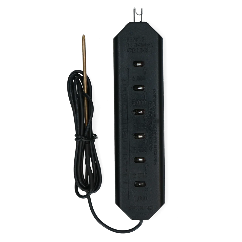 Tester ogrodzenia elektrycznego z 6 poziomami LED – ZoneGuard Multilight - obrazek 3