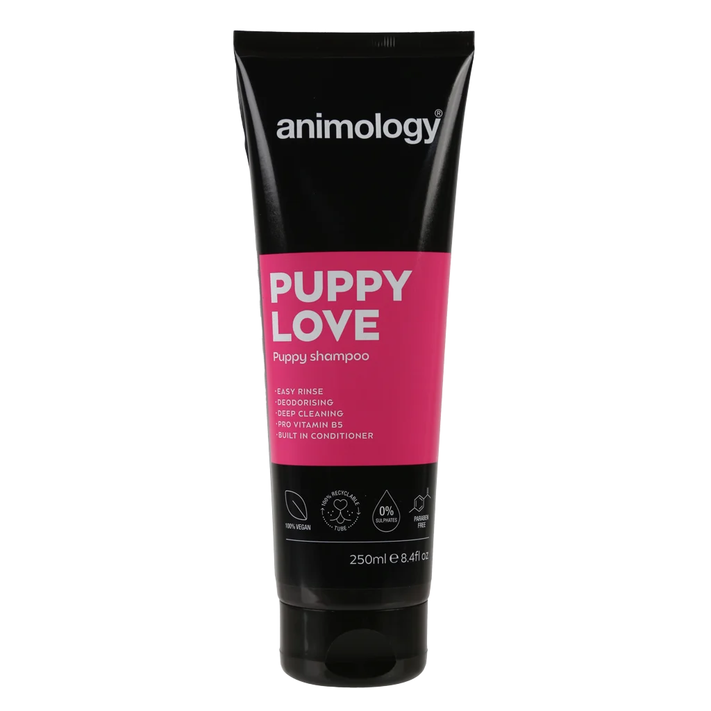 Szampon dla szczeniąt o wrażliwej skórze, 250 ml – Animology Puppy Love - obrazek 1