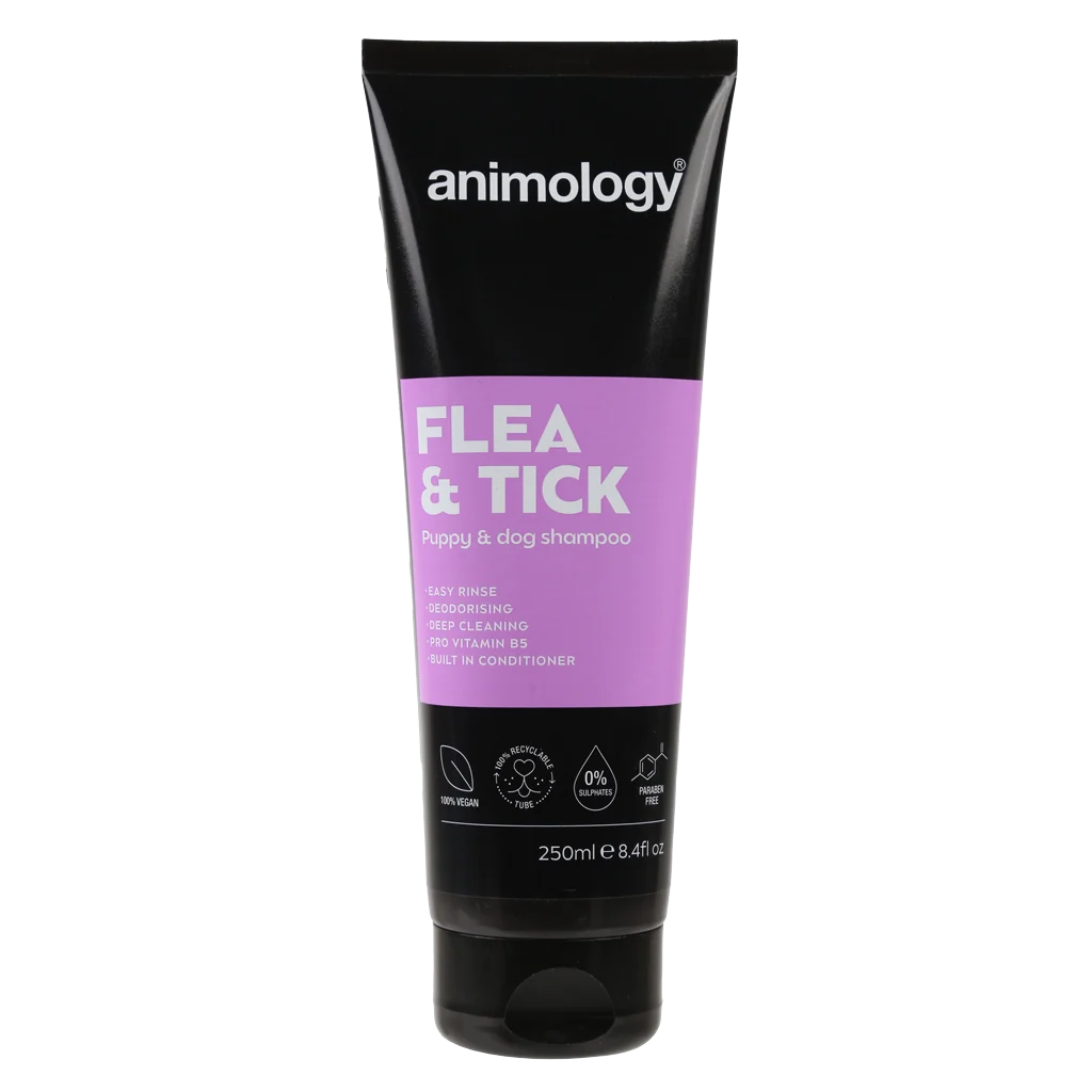 Szampon dla psów do zmywania pcheł i kleszczy, 250 ml – Animology Flea & Tick - obrazek 1